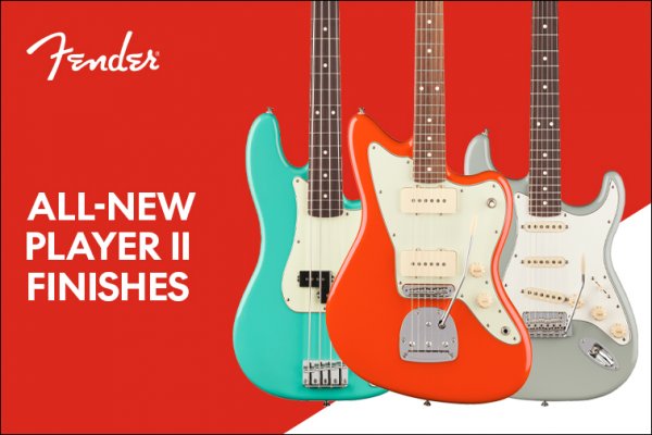 Get Fresh with New Colours from the Fender Player II Series